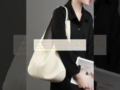 Genuine Leather Top-grain cowhide Lazy Style Large-capacity Tote Bag women's shoulder bag Tote Bag  Duffel Bag Diaper Bag 