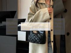 Top-Grain Oil-Waxed Cowhide Chanel-Inspired Quilted Chain Bucket Bag genuine leather bag Crossbody Bag Shoulder Bag Women's fashion bag wholesale