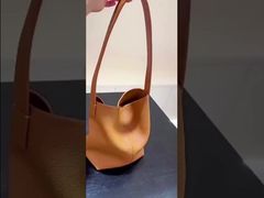 Minimalist Bag Women's genuine leather shoulder bag Top-Grain Full-Grain Cowhide