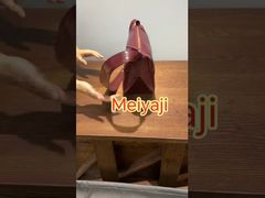 Top-Grain Oil-Waxed Cowhide Large Capacity Dumpling Bag genuine leather shoulder bag